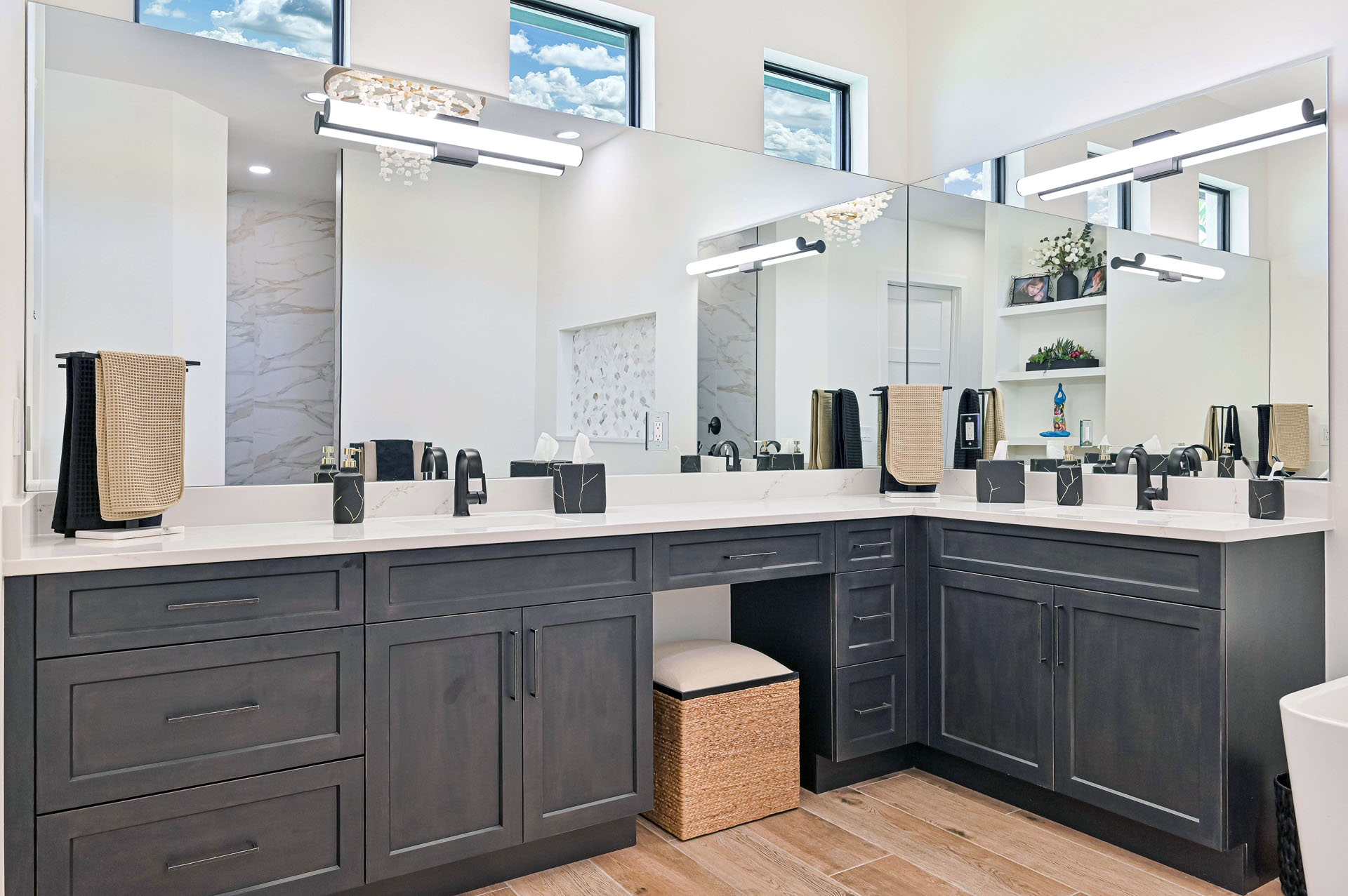 Master Bath Double Vanities