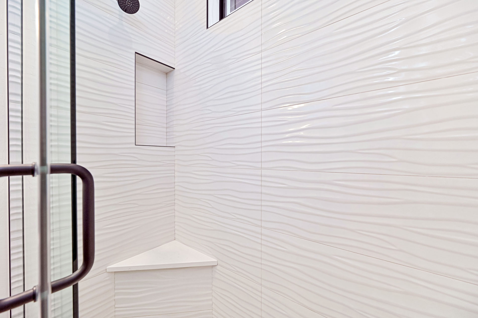 Shower Featuring Shelf