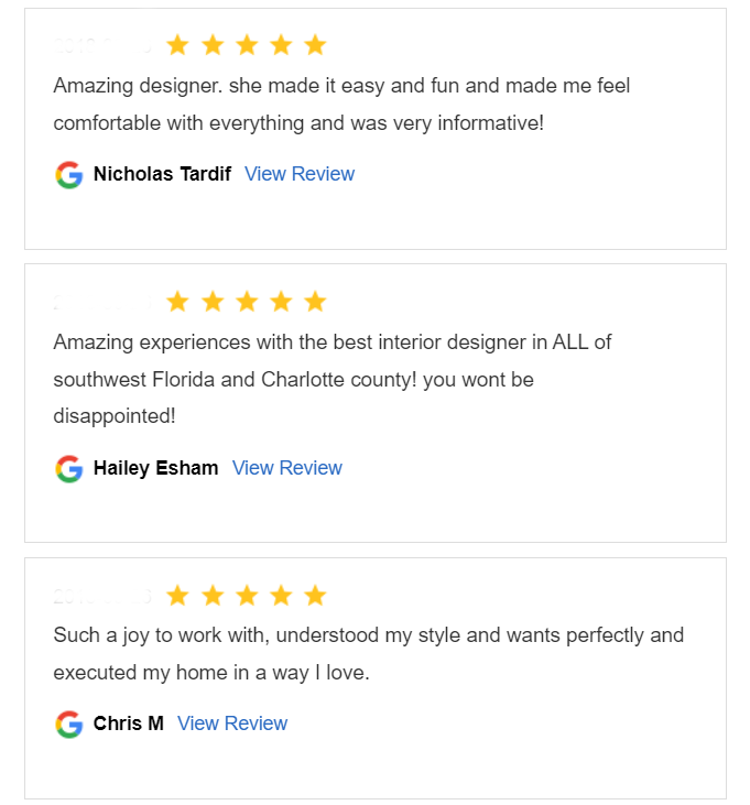 LORI MANNING | Interior Design Firm Google Reviews